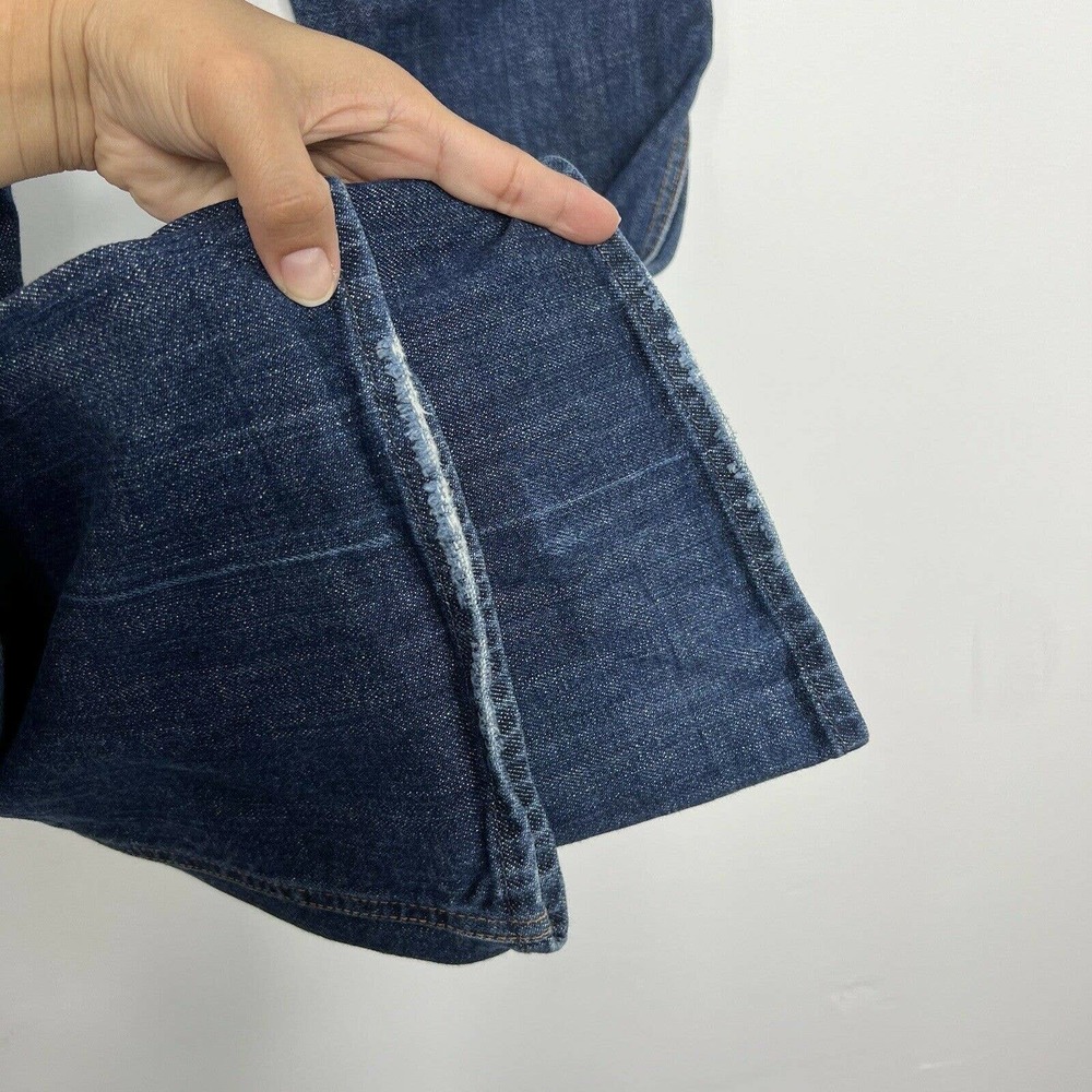 7 For All Mankind Jeans size 28 x 33 Blue Denim A" Pocket Mid-Rise Stretch - Picture 9 of 11